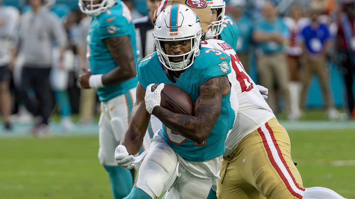 Raheem Mostert spielte drei Jahre für die Dolphins