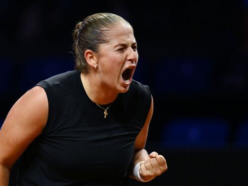 Jelena Ostapenko überzeugte im Halbfinale von Stuttgart.
