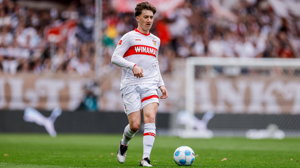 Angelo Stiller ist Stammspieler beim VfB Stuttgart Angelo Stiller ist Stammspieler beim VfB Stuttgart
