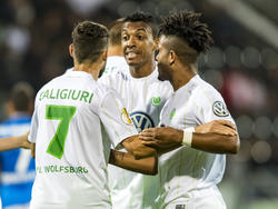 Wolfsburg muss gegen den BVB wohl auf Luiz Gustavo (m.) und Daniel Didavi (r.) verzichten
