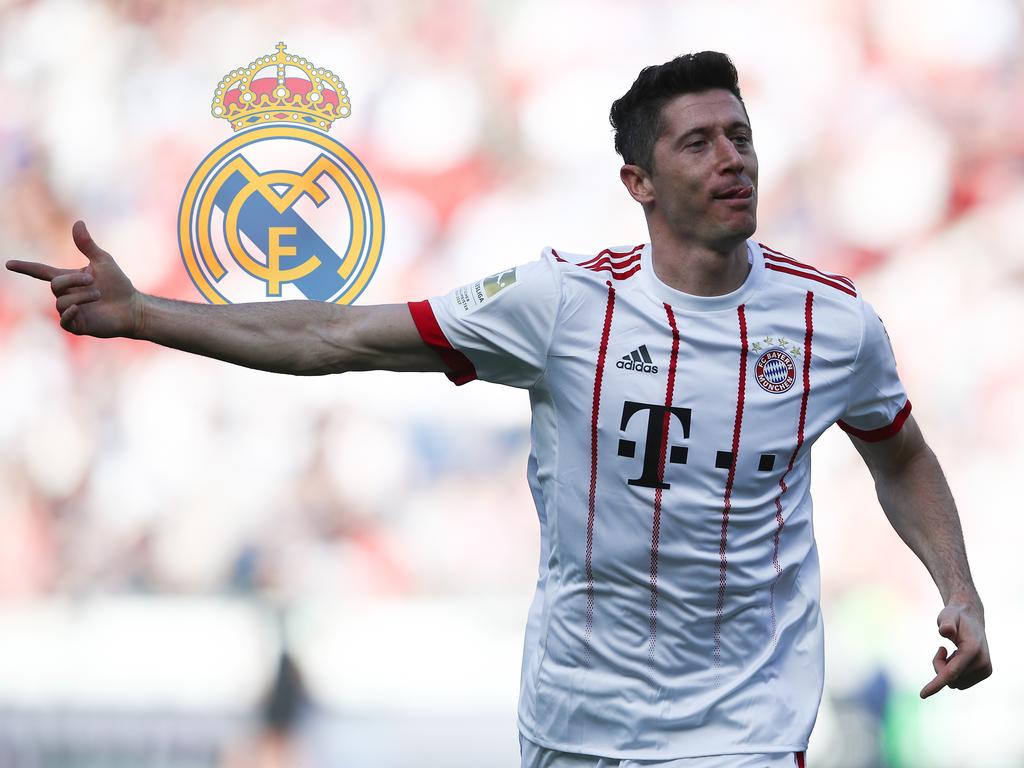 Bayern-Stürmer Robert Lewandowski wird immer mit Real Madrid in Verbindung gebracht