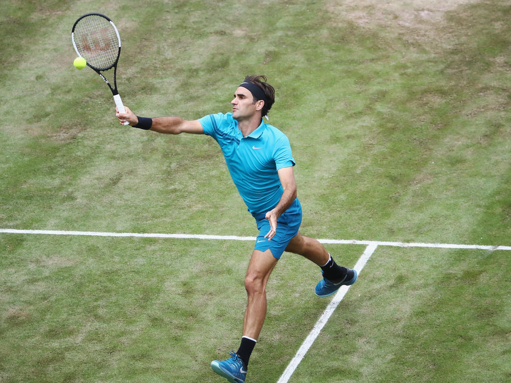 Roger Federer steht in der zweiten Runde