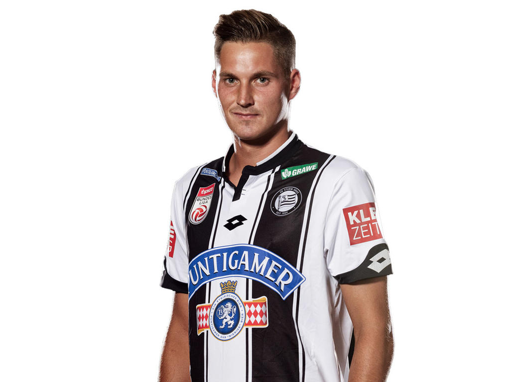 Thorsten Röcher unterschreibt beim FCI bis 2021 (Bildquelle: SK Sturm Graz/Arlene Joobes)