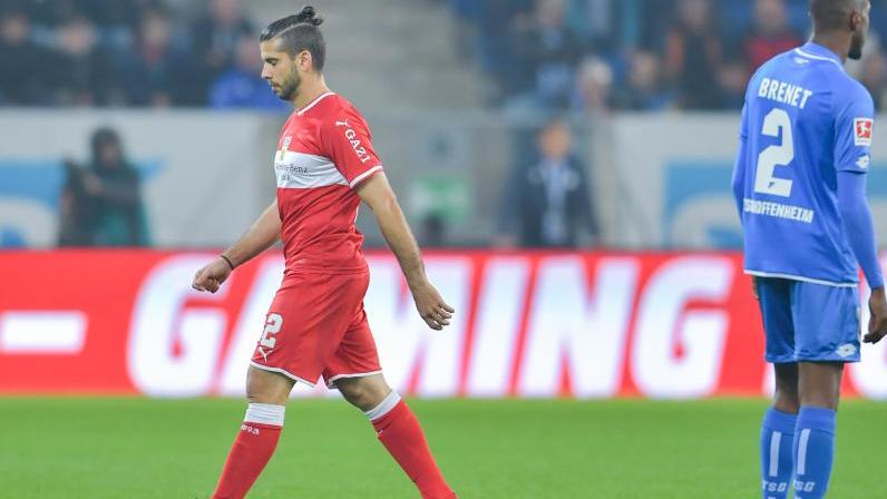 VfB-Profi Emiliano Insúa musste das Feld in Hoffenheim vorzeitig verlassen
