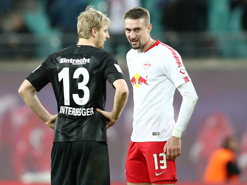 Hinteregger mit seinem Ex-Kollegen Ilsanker in der Bundesliga