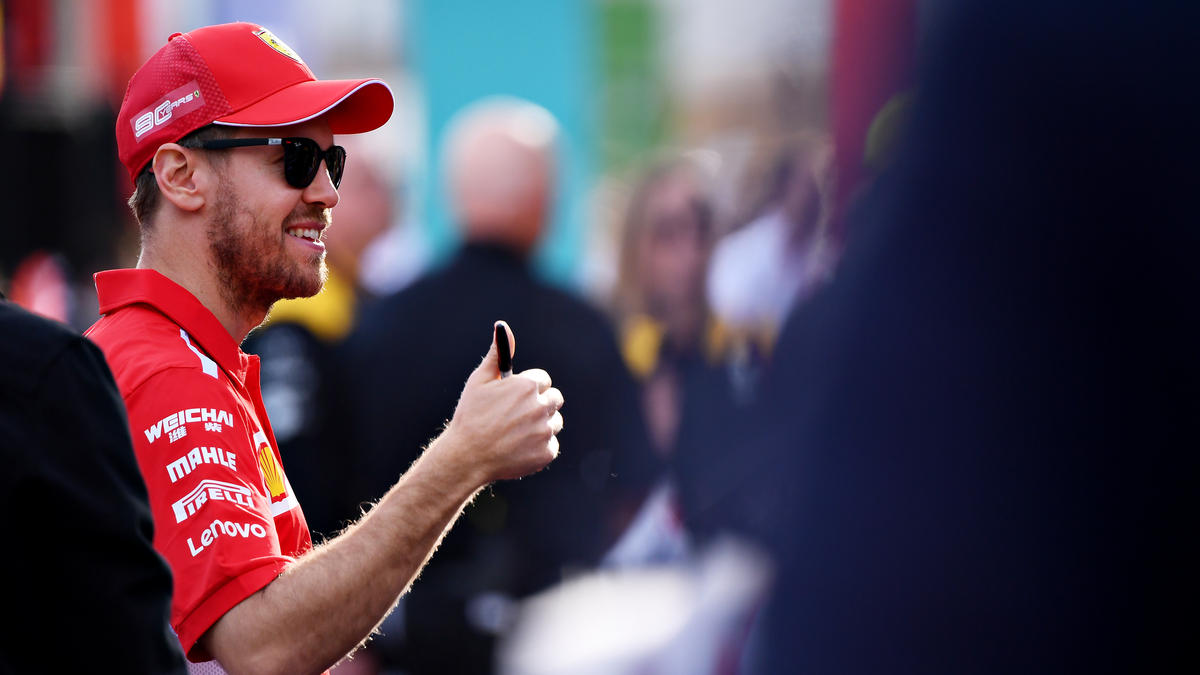 Ferrari-Pilot Sebastian Vettel hat seinem neuen Wagen wie immer einen Frauenname gegeben Ferrari-Pilot Sebastian Vettel hat seinem neuen Wagen wie immer einen Frauenname gegeben