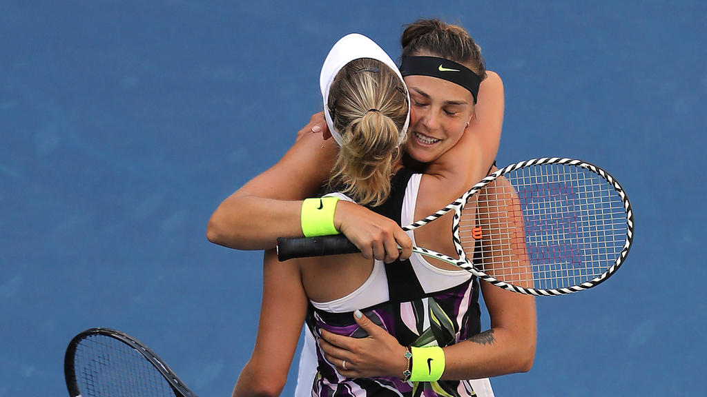 Elise Mertens und Aryna Sabalenka haben den Doppel-Titel bei den US Open gewonnen Elise Mertens und Aryna Sabalenka haben den Doppel-Titel bei den US Open gewonnen