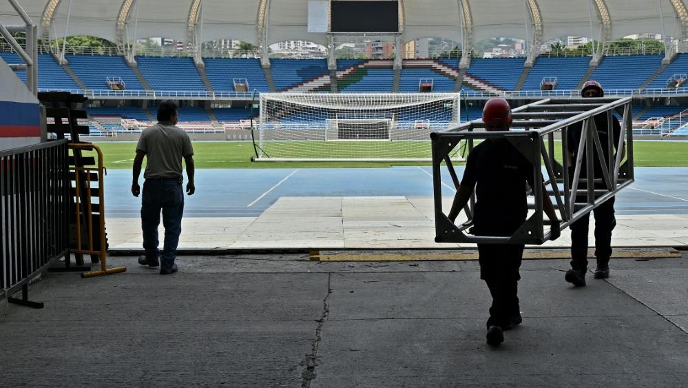 Ins Estadio Olimpico Pascual Guerrero sollen Zuschauer Ins Estadio Olimpico Pascual Guerrero sollen Zuschauer