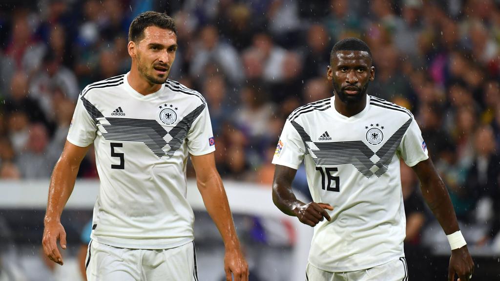 Hummels und Rüdiger sollen die Abwehrzentrale der deutschen Nationalmannschaft bilden Hummels und Rüdiger sollen die Abwehrzentrale der deutschen Nationalmannschaft bilden