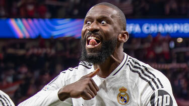 Zu dieser Geste ließ sich Antonio Rüdiger im März dieses Jahres hinreißen
