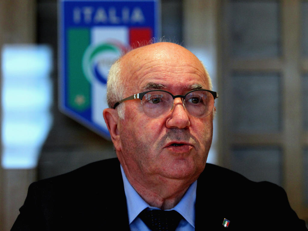 El presidente de la Federación Italiana de Fútbol, Carlo Tavecchio. (Foto: Getty)