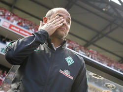 Werder-Trainer Vikotor Skripnik impft seinem Team Optimismus ein