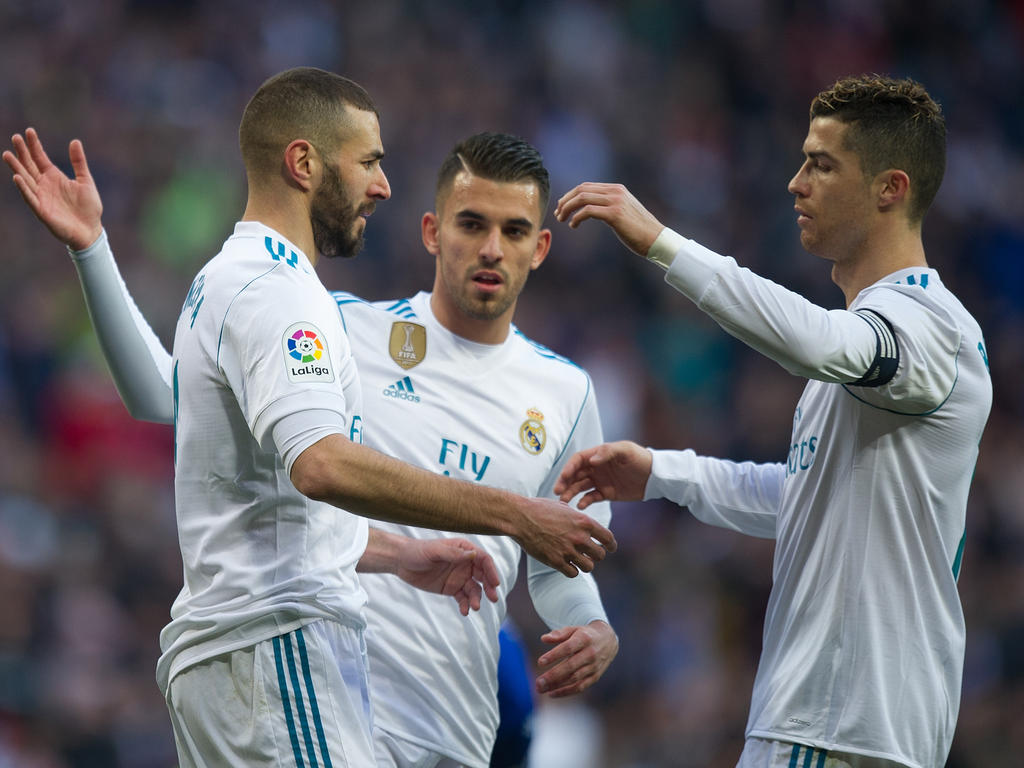 Cristiano Ronaldo (r.) sorgte bei Real Madrid für Lobesstürme