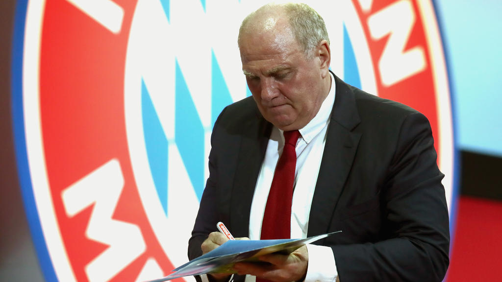 Bayern-Präsident Uli Hoeneß sprach nach dem Champions-League-Spiel Klartext