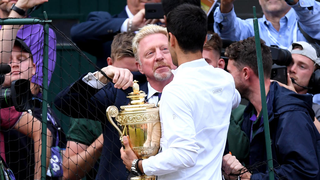 Becker betreute Djokovic zwischen 2014 und 2016 Becker betreute Djokovic zwischen 2014 und 2016