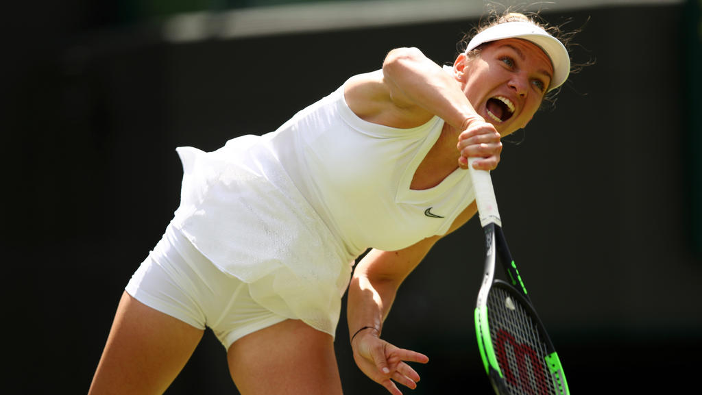 Steht im Halbfinale von Wimbledon: Simona Halep Steht im Halbfinale von Wimbledon: Simona Halep