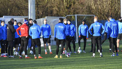 Treffen auf den FC Bayern: Die Spieler von Zweitligist Holstein Kiel