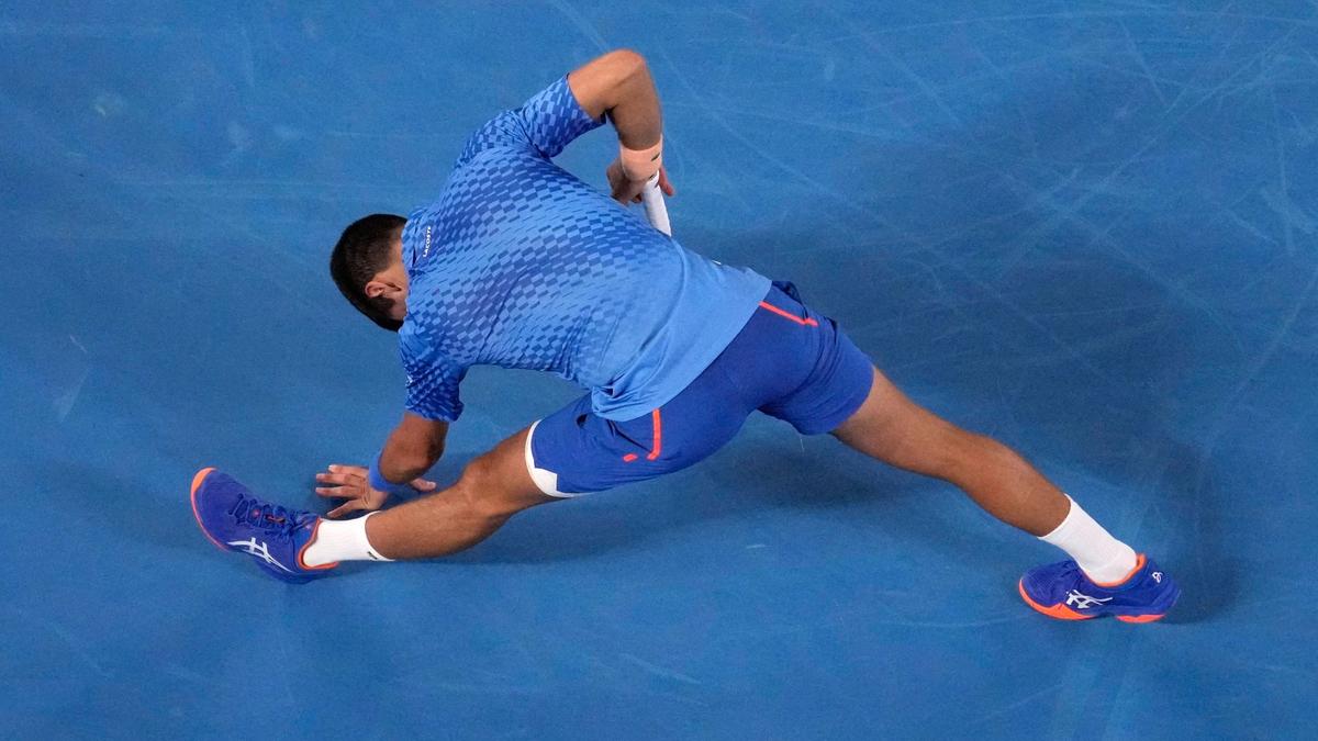 Novak Djokovic hat Probleme mit dem linken Oberschenkel