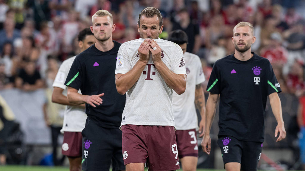 Harry Kane lief erstmals für den FC Bayern auf Harry Kane lief erstmals für den FC Bayern auf