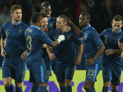Franck Ribéry (M.) ist für Frankreich so wertvoll wie nie zuvor