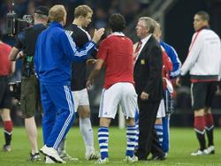 Sir Alex (r.) hatte Manuel Neuer gerne nach Manchester gelotst