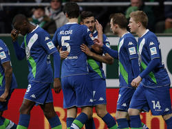 El Wolfsburgo celebró un festival de goles Bremen. (Foto: Getty)
