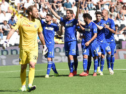 Con 24 puntos, el Cesena ya no puede dar alcance al primer equipo fuera del descenso. (Foto: Getty)