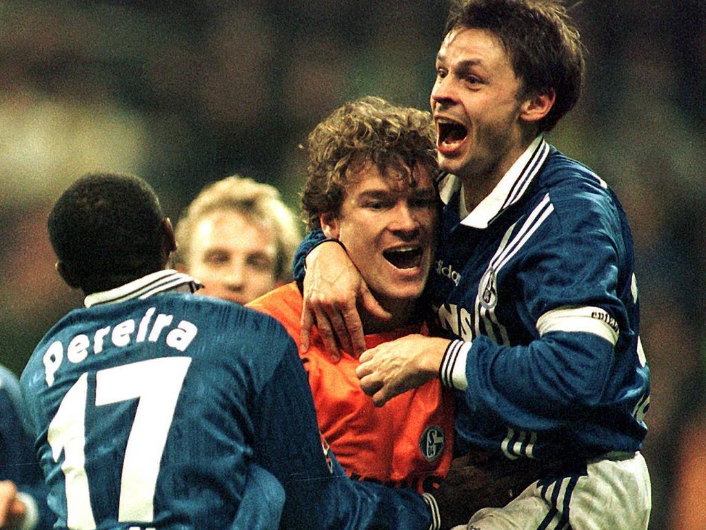 Moment für die Ewigkeit: Jens Lehmann erzielte im Derby von 97' den Ausgleich