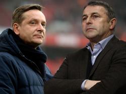 Übernimmt Horst Heldt (l.) beim VfL Wolfsburg für Klaus Allofs?