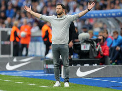 Domenico Tedesco vom FC Schalke 04 hofft auf die Vertragsverlängerung von Leon Goretzka und Max Meyer