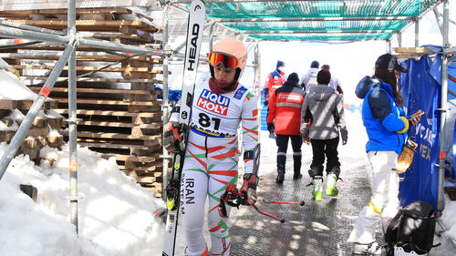 Ski-Star Atefeh Ahmadi ist aus ihrem Heimatland geflohen