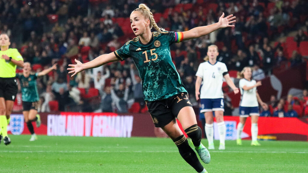 Giulia Gwinn traf doppelt für die DFB-Frauen Giulia Gwinn traf doppelt für die DFB-Frauen