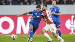 Die TSG Hoffenheim verpasste gegen Olympique Lyon den Sieg