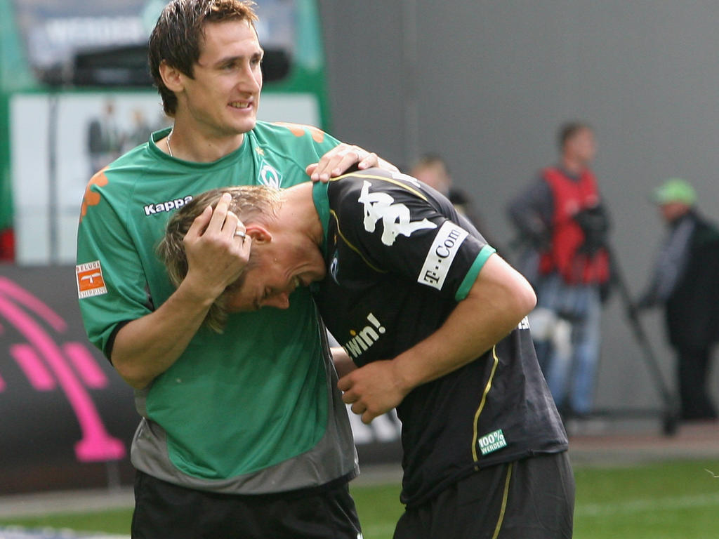 Miroslav Klose hat mehrere Spielzeiten für Werder Bremen gespielt