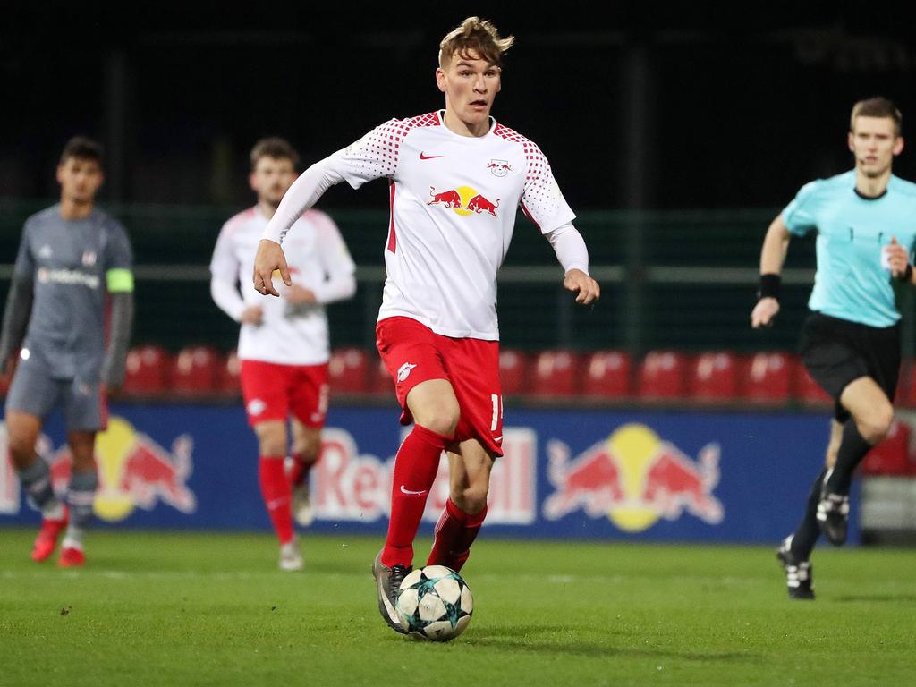 Niclas Stierlin will sich bei RB Leipzig durchsetzen