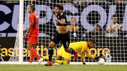 Jonathan dos Santos tras anotar el gol decisivo contra Estaods Unidos.