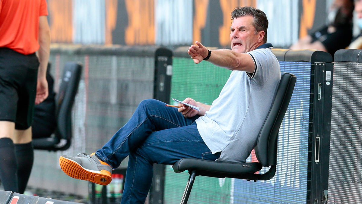 HSV-Coach Dieter HEcking warnt vorm VfL Osnabrück HSV-Coach Dieter HEcking warnt vorm VfL Osnabrück
