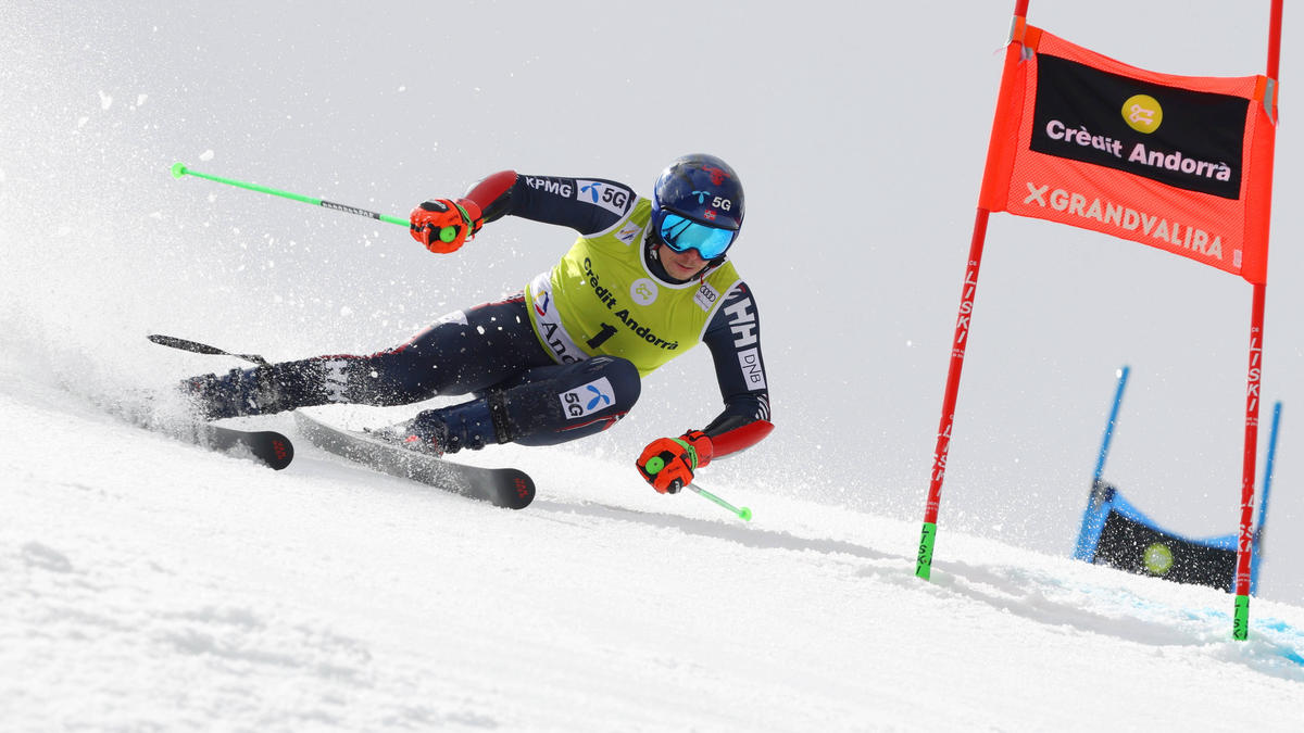 Ski-Star Kristoffersen wurde in Soldeu Zweiter