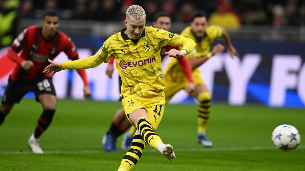 Marco Reus traf zum zwischenzeitlichen 1:0 für seinen BVB Marco Reus traf zum zwischenzeitlichen 1:0 für seinen BVB