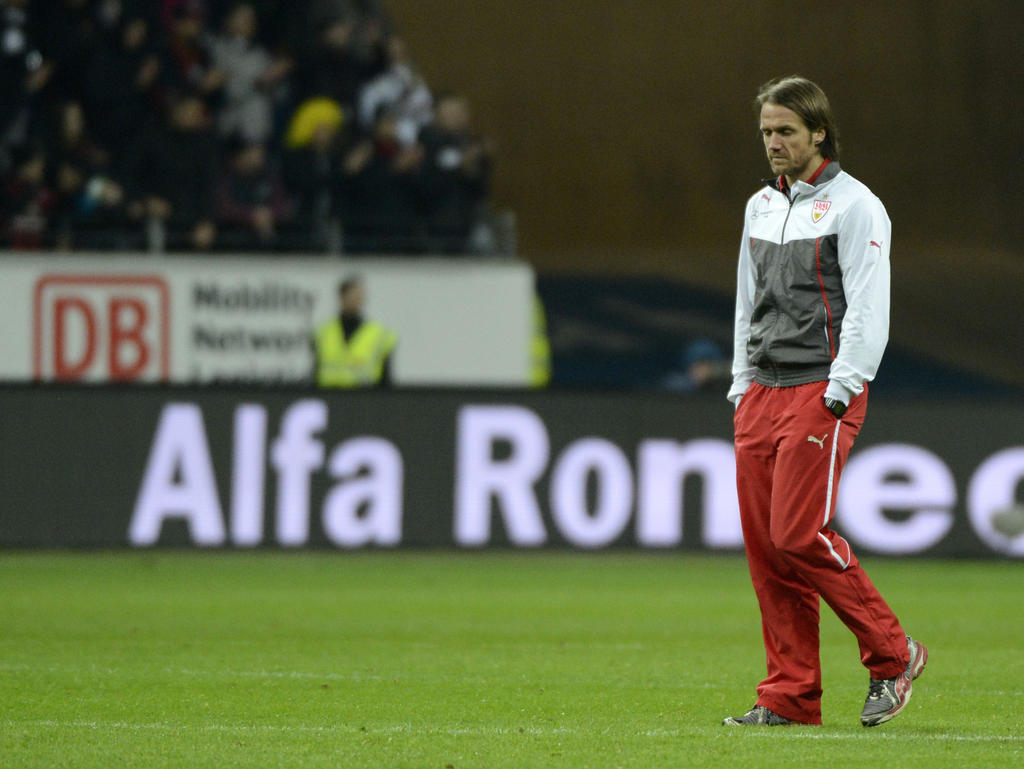 Trainer Thomas Schneider ist beim VfB stark in die Kritik geraten