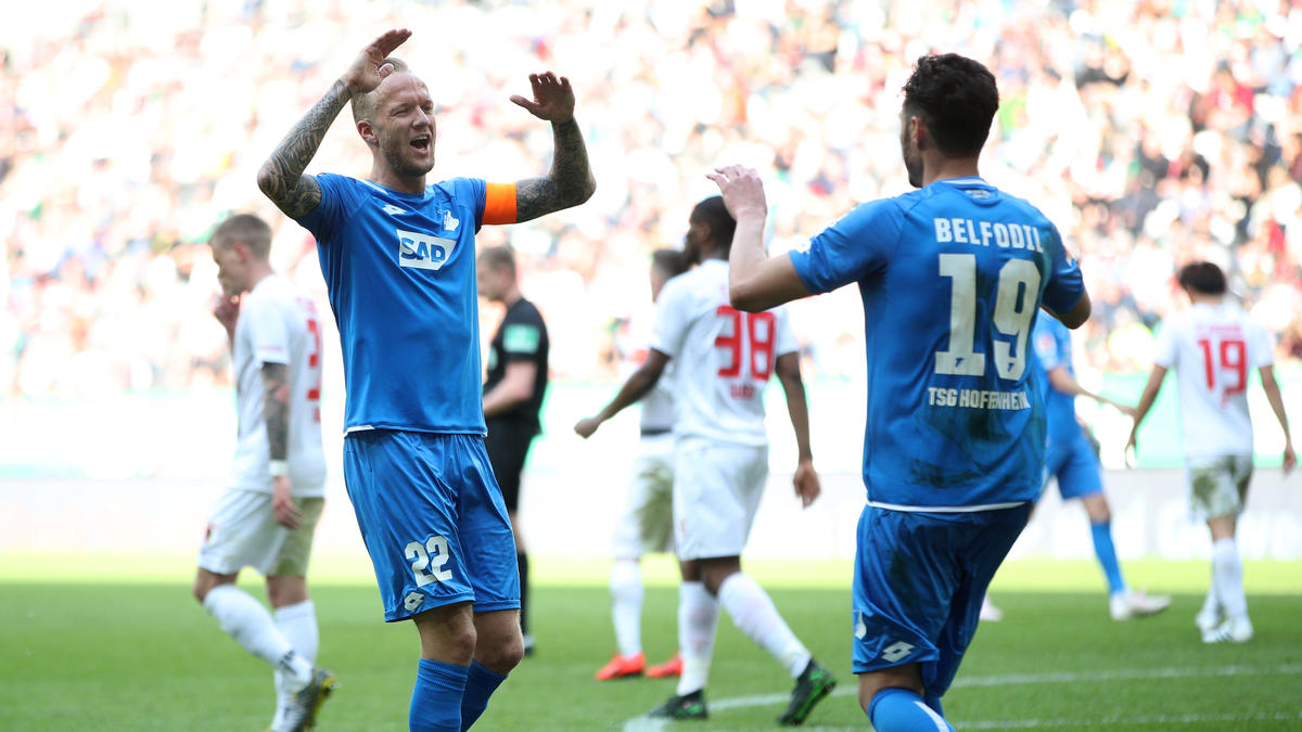 Ishak Belfodil (r.) traf gegen den FC Augsburg dreifach Ishak Belfodil (r.) traf gegen den FC Augsburg dreifach