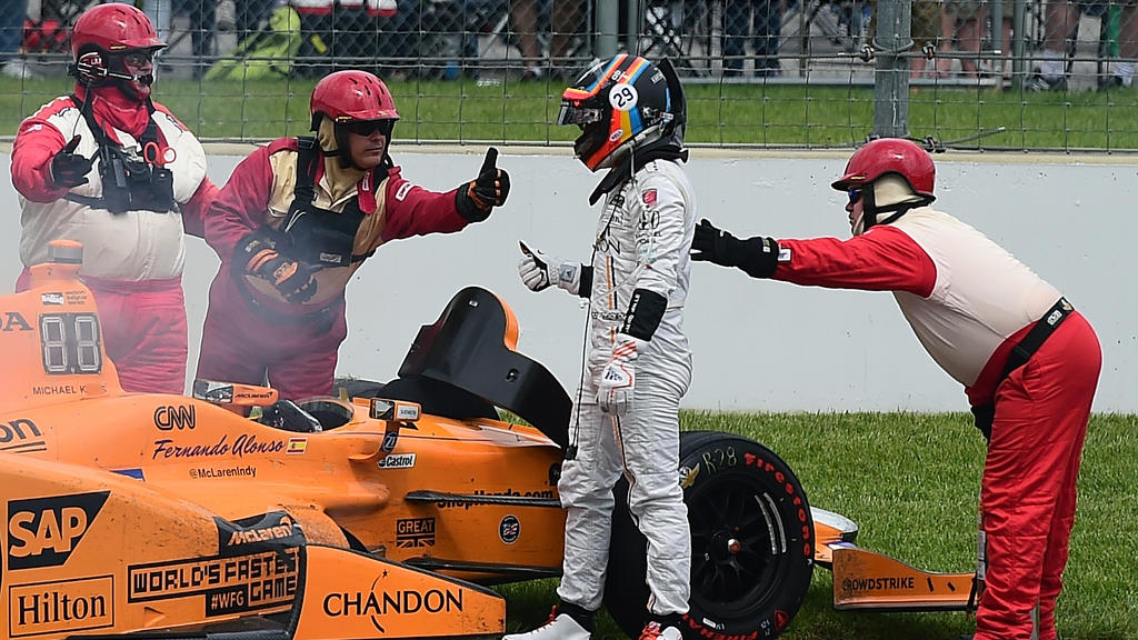 Fernando Alonso verursachte einen Crash Fernando Alonso verursachte einen Crash