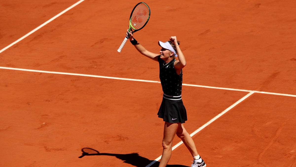 Marketa Vondrousova steht erstmals im Viertelfinale eines Grand-Slam-Turniers