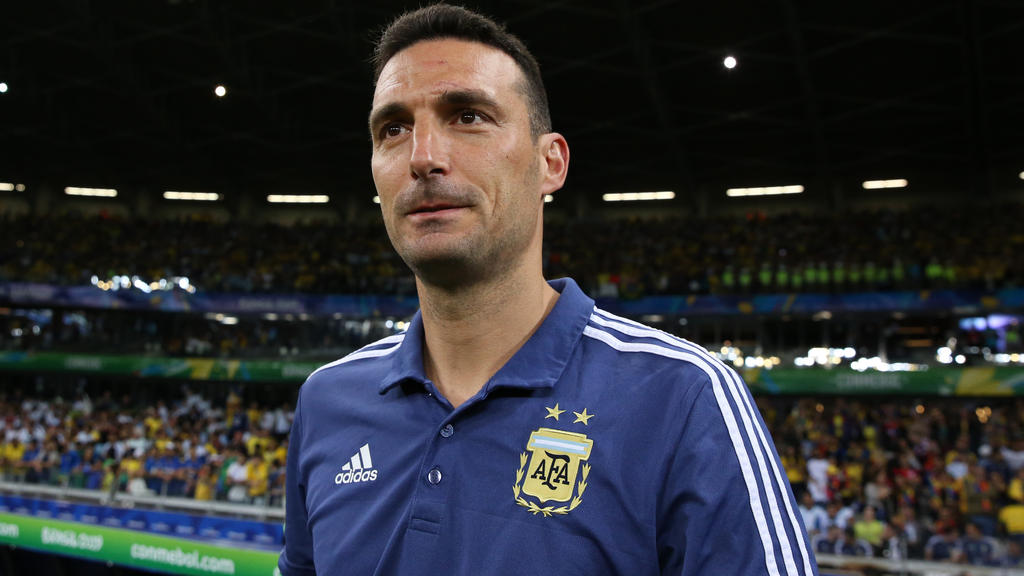 Immer unter Strom: Argentiniens Coach Lionel Scaloni