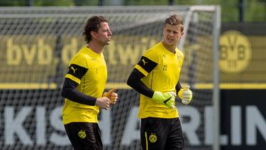 Mitch Langerak (re.) stand zwischen 2010 und 2015 beim BVB unter Vertrag