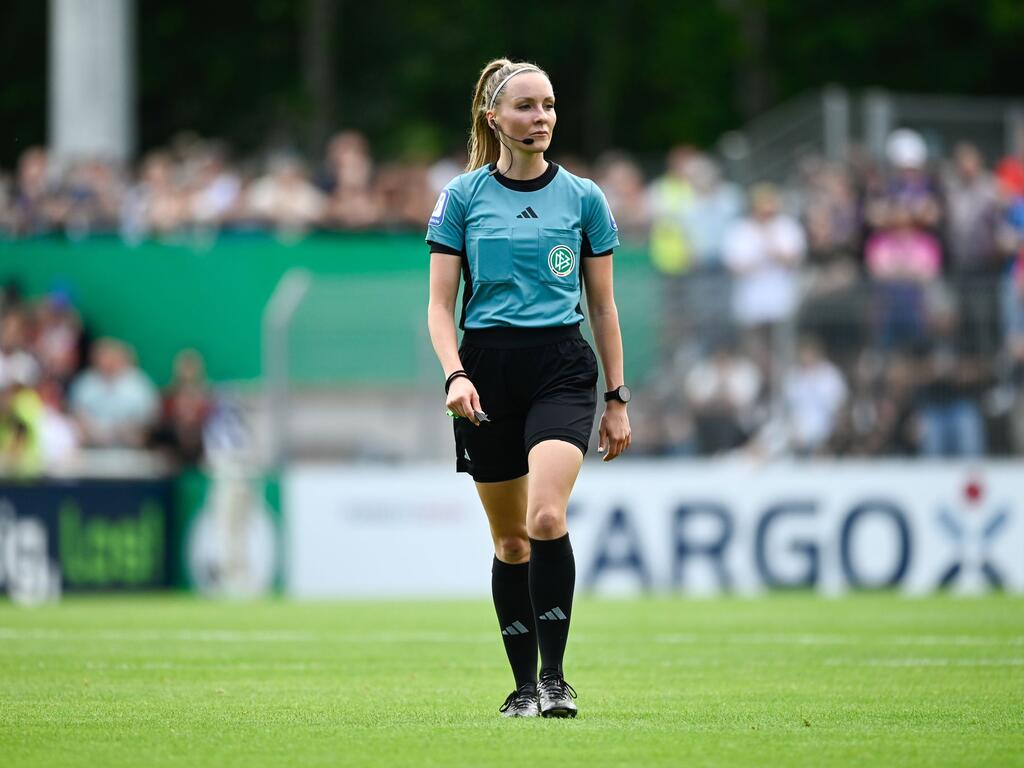 Fabienne Michel ist beim Drittliga-Spiel zwischen Verl und Essen beleidigt worden Fabienne Michel ist beim Drittliga-Spiel zwischen Verl und Essen beleidigt worden