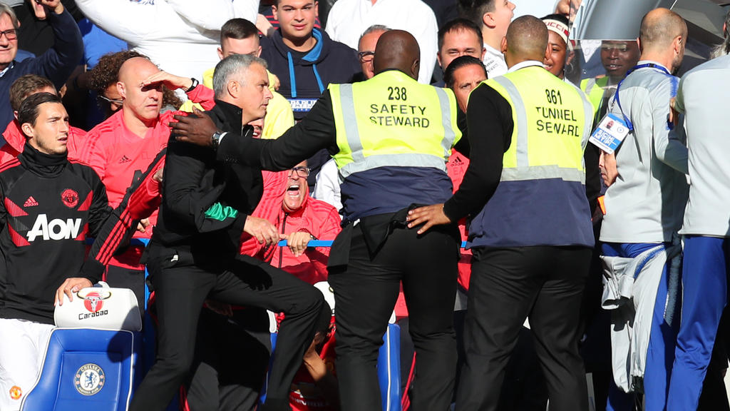 José Mourinho hatte seine Emotionen nicht im Griff