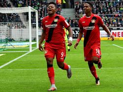 Bayer Leverkusen feiert den ersten Auswärtssieg der Saison