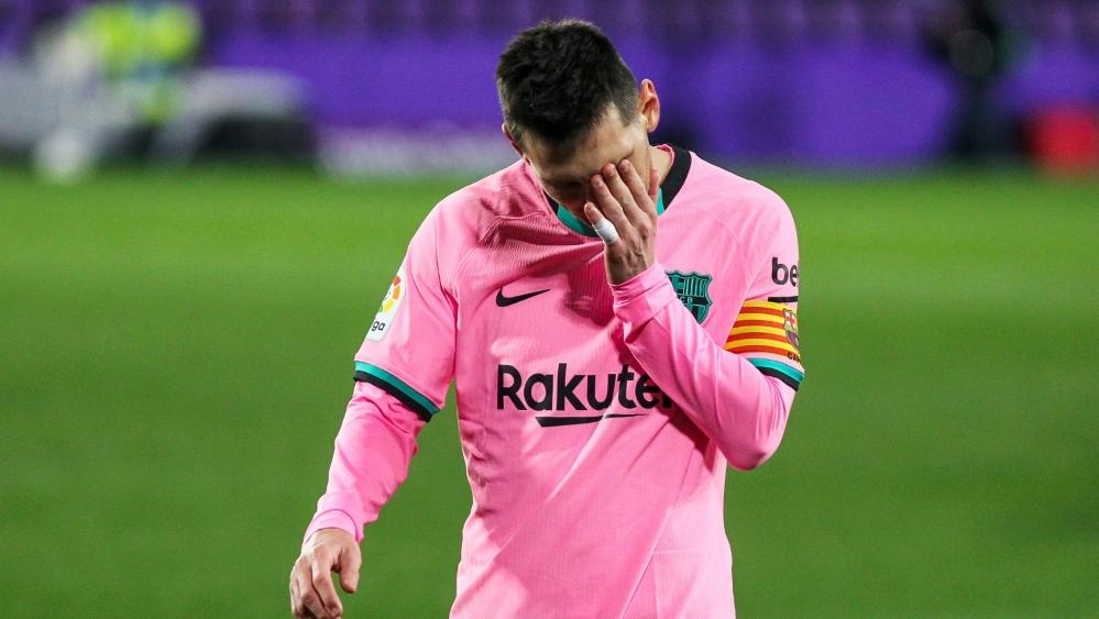 Lionel Messi sah zum ersten Mal in seiner Barca-Zeit die Rote Karte