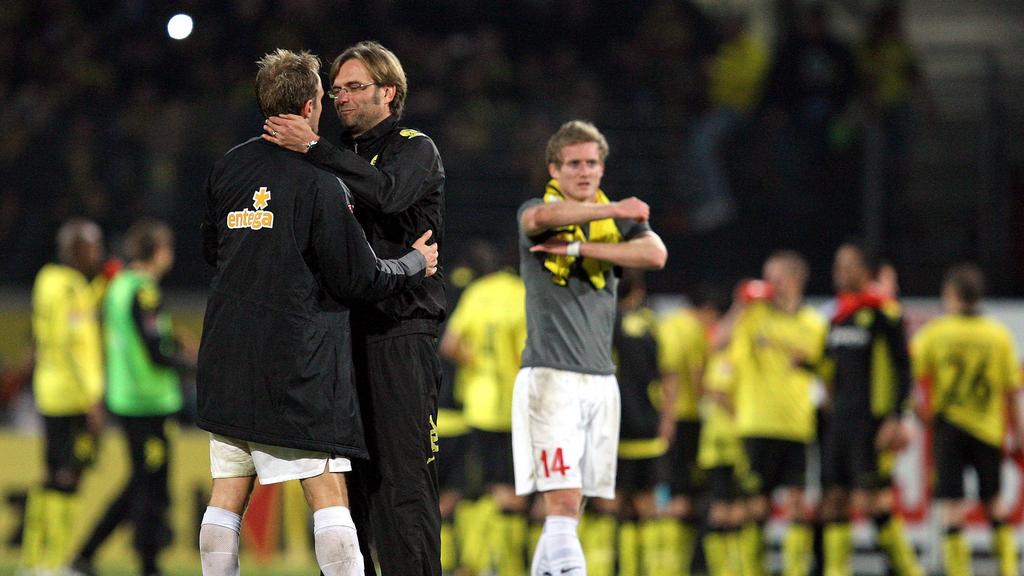 Bo Svensson (l.) spielte beim 1. FSV Mainz 05 unter Jürgen Klopp Bo Svensson (l.) spielte beim 1. FSV Mainz 05 unter Jürgen Klopp